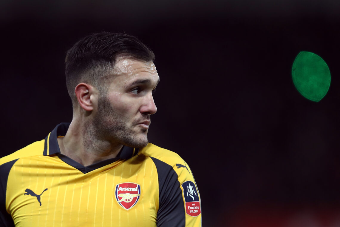 SOUTHAMPTON, ENGLAND - JANUARY 28: Lucas Perez of Arsenal looks on during the Emirates FA Cup Fourth Round match between Southampton and Arsenal at...