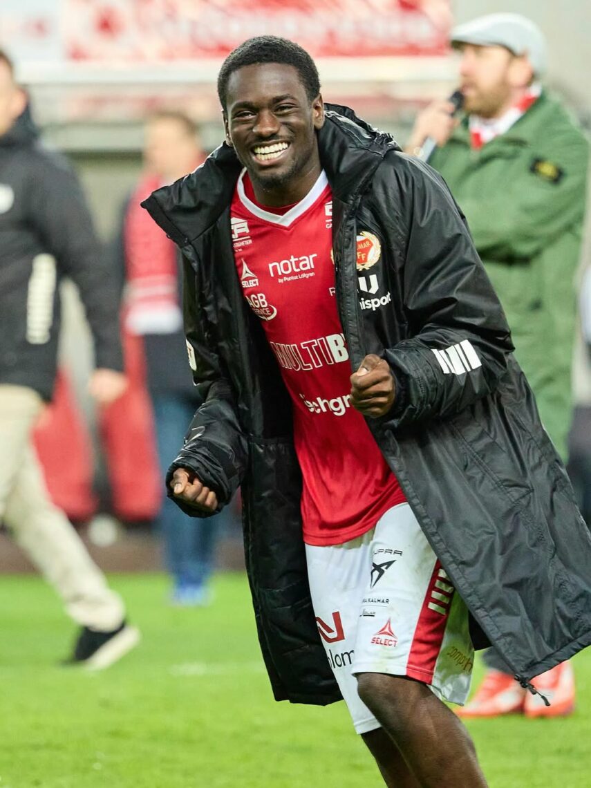 Charles Sagoe Jr. with Kalmar (Photo via Sagoe Jr. on Instagram)
