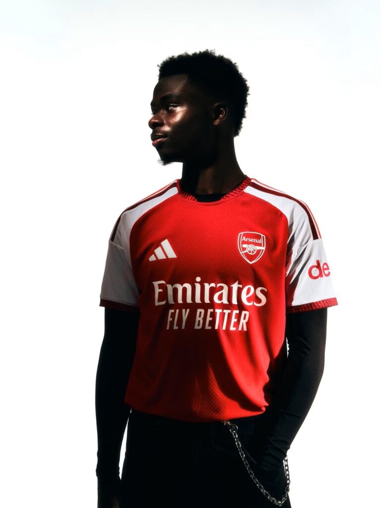 Arsenal 2026/27 home kit (Photo via Arsenal.com)