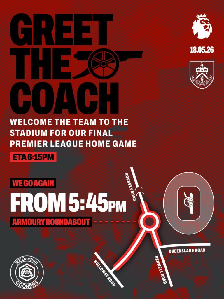 @REDactionAFC's 'Greet the Coach' graphic