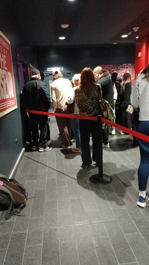 Arsenal mixed-zone waiting for players to arrive