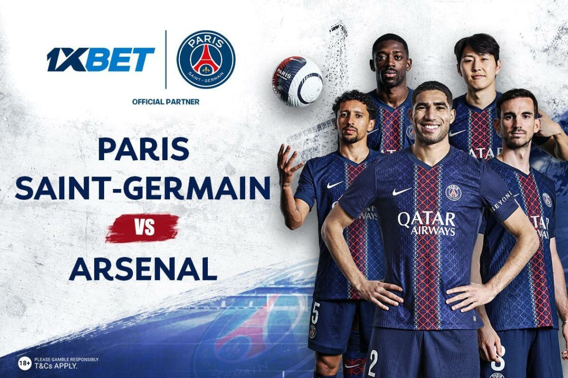 Arsenal vs Paris Saint-Germain: who will lift the Champions League trophy? 1 PSG Sponsorship 1200x800