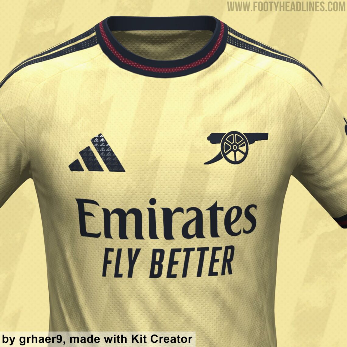 Arsenal 2026/27 third kit leak (Image via FootyHeadlines.com)