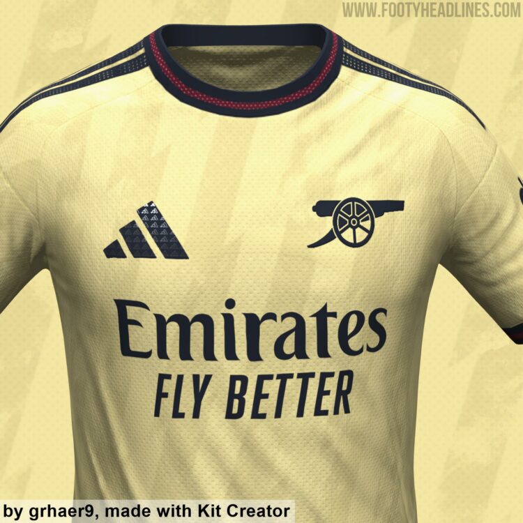 Arsenal 2026/27 third kit leak (Image via FootyHeadlines.com)