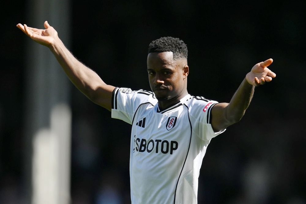 Ryan Sessegnon of Fulham celebrates at full time following the team's victory during the Premier League match between Fulham and Aston Villa at Craven Cottage on April 25, 2026 in London, England. (Photo by Alex Broadway/Getty Images)