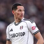 Sasa Lukic of Fulham during the Premier League match between West Ham United and Fulham at London Stadium on December 27, 2025 in London, England. (Photo by Justin Setterfield/Getty Images)