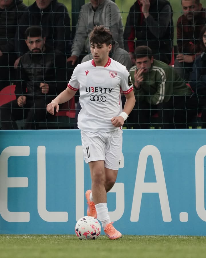Arsenal open talks with Georgian youngster's representatives 2 Andria Bartishvili with Iberia 1999 (Photo via FCIberia.official on Instagram)