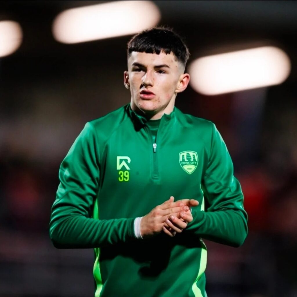 Cillian Murphy with Cork City (Photo via Cork City FC Academy)