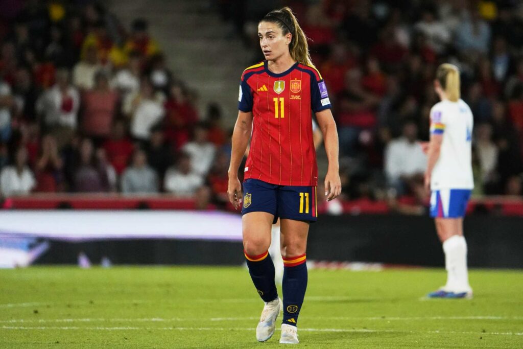 Alexia Putellas of Spain looks on during the FIFA Women's World Cup 2027 Qualifier match between Spain and England