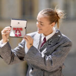 Georgia Stanway after being made a Member of the Order of the British Empire at an investiture ceremony at Windsor Castle on June 23, 2026 in Windsor, England.