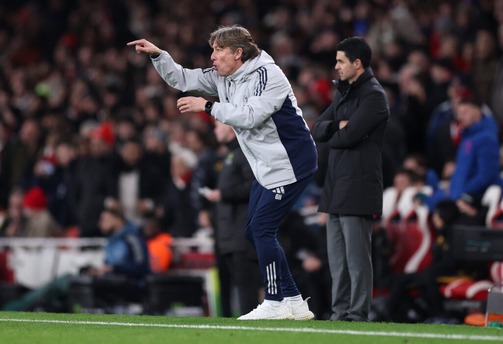 Arsenal assistant linked with Elche managerial vacancy 2 Gabriel Heinze gives instructions during the Premier League match between Arsenal and Wolverhampton Wanderers at Emirates Stadium on December 13, 2025 in London