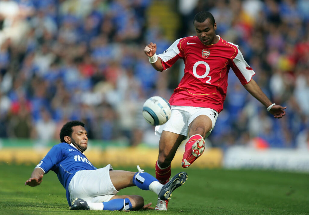 Ex-Gunner to leave 1st managerial role after just 8 games 3 Jermaine Pennant of Birmingham tackles Ashley Cole of Arsenal during the FA Barclays Premiership match between Birmingham City and Arsenal at St Andrews on May 15, 2005 in London, England.