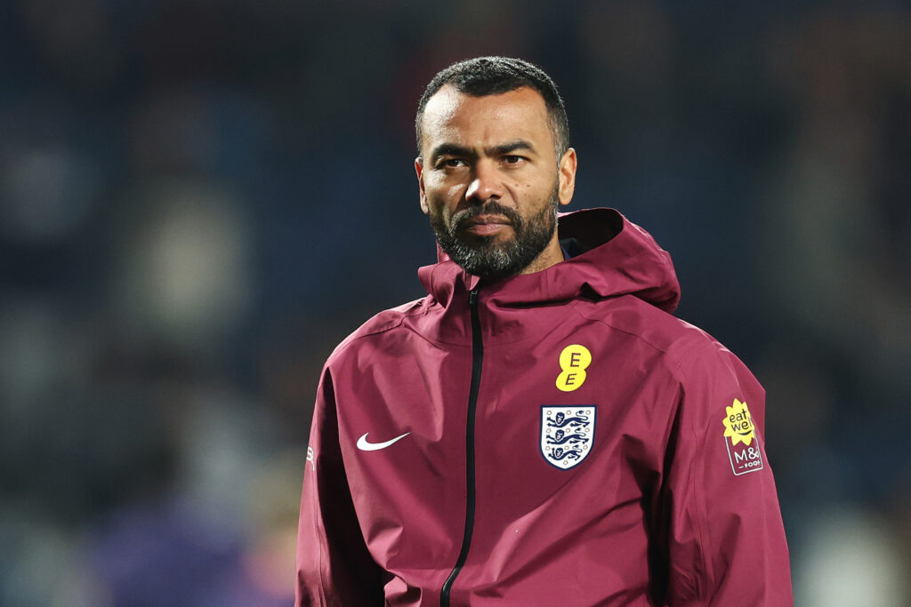 Ex-Gunner to leave 1st managerial role after just 8 games 2 Ashley Cole, English former footballer and current coach of England, looks on during the warm up prior to the Men's U21 international match between England and Portugal