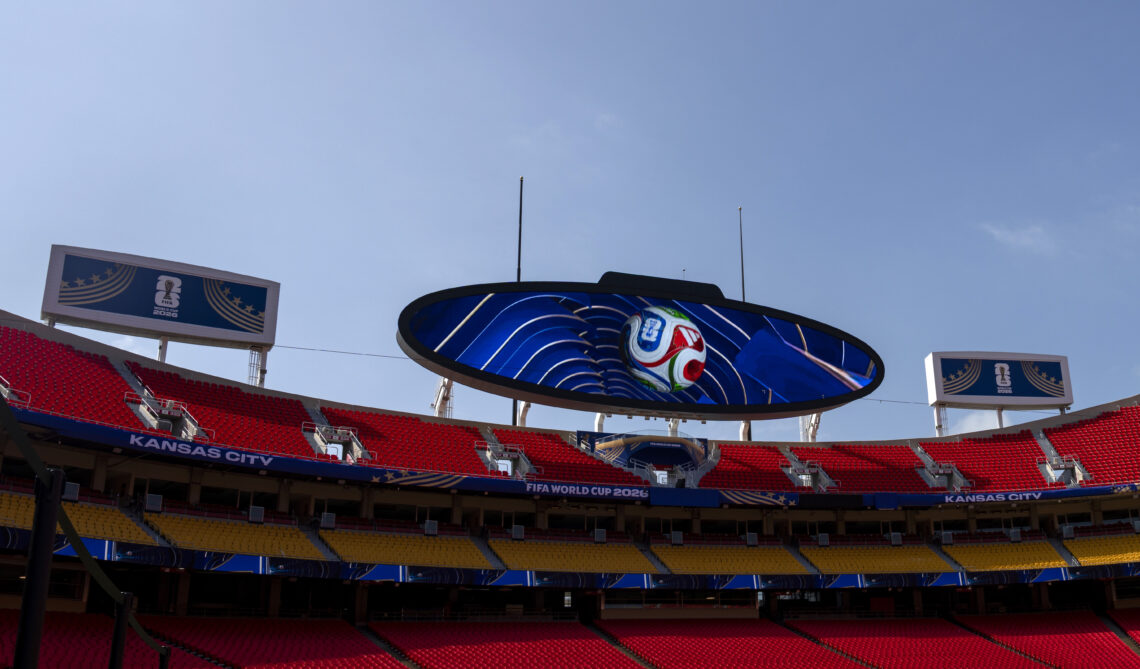 A general view of Arrowhead Stadium ahead of the FIFA World Cup 2026 at Kansas City Stadium on June 08, 2026