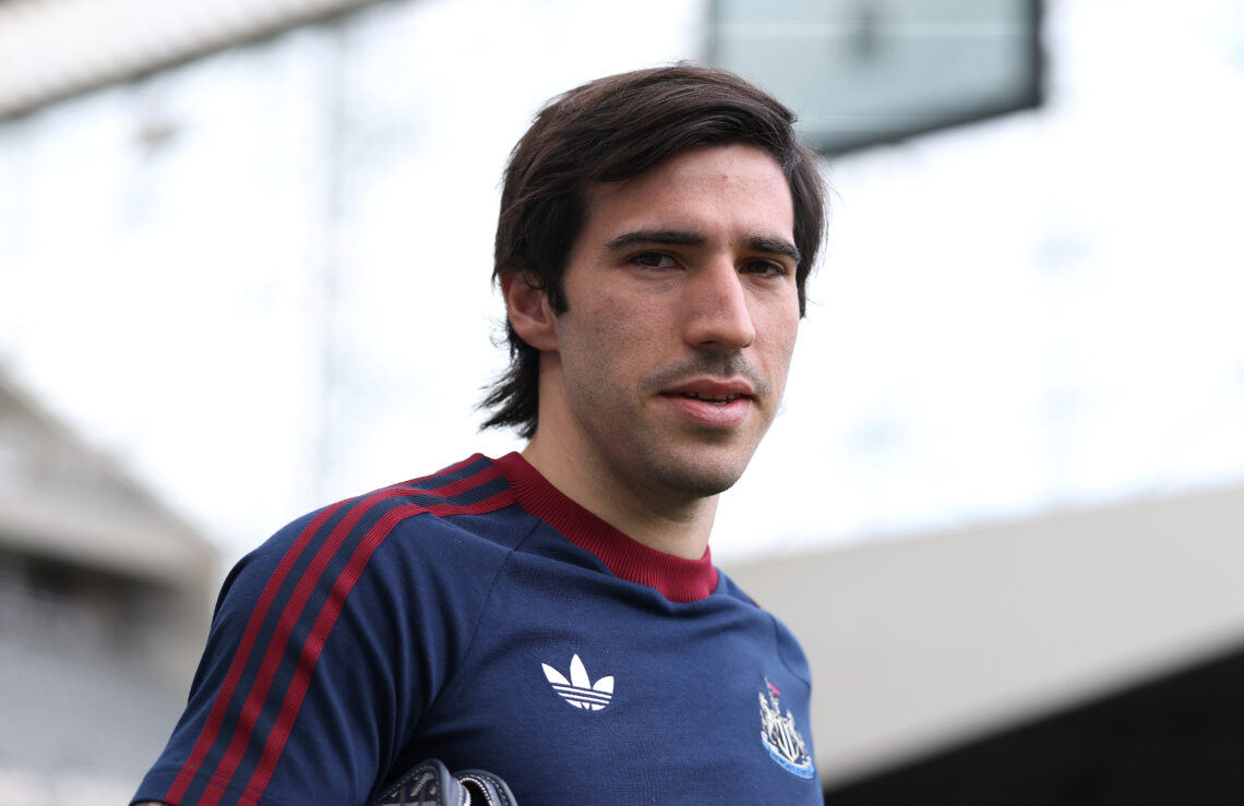 Midfielder wants Arsenal over Tottenham as Spurs prepare 2nd bid 1 Sandro Tonali of Newcastle United, arrives at the ground prior to the Premier League match between Newcastle United and West Ham United at St James...
