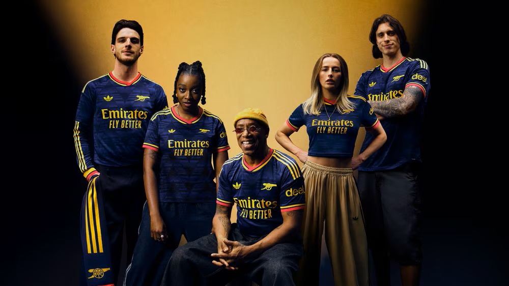 Arsenal's new 2026/27 away kit (Photo via Arsenal.com)