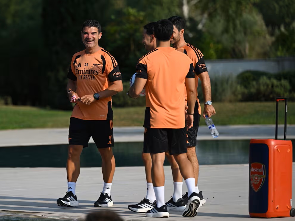 Antonio Gómez, the fitness coach who joins Mikel Arteta's Arsenal (Photo via Getty Images)
