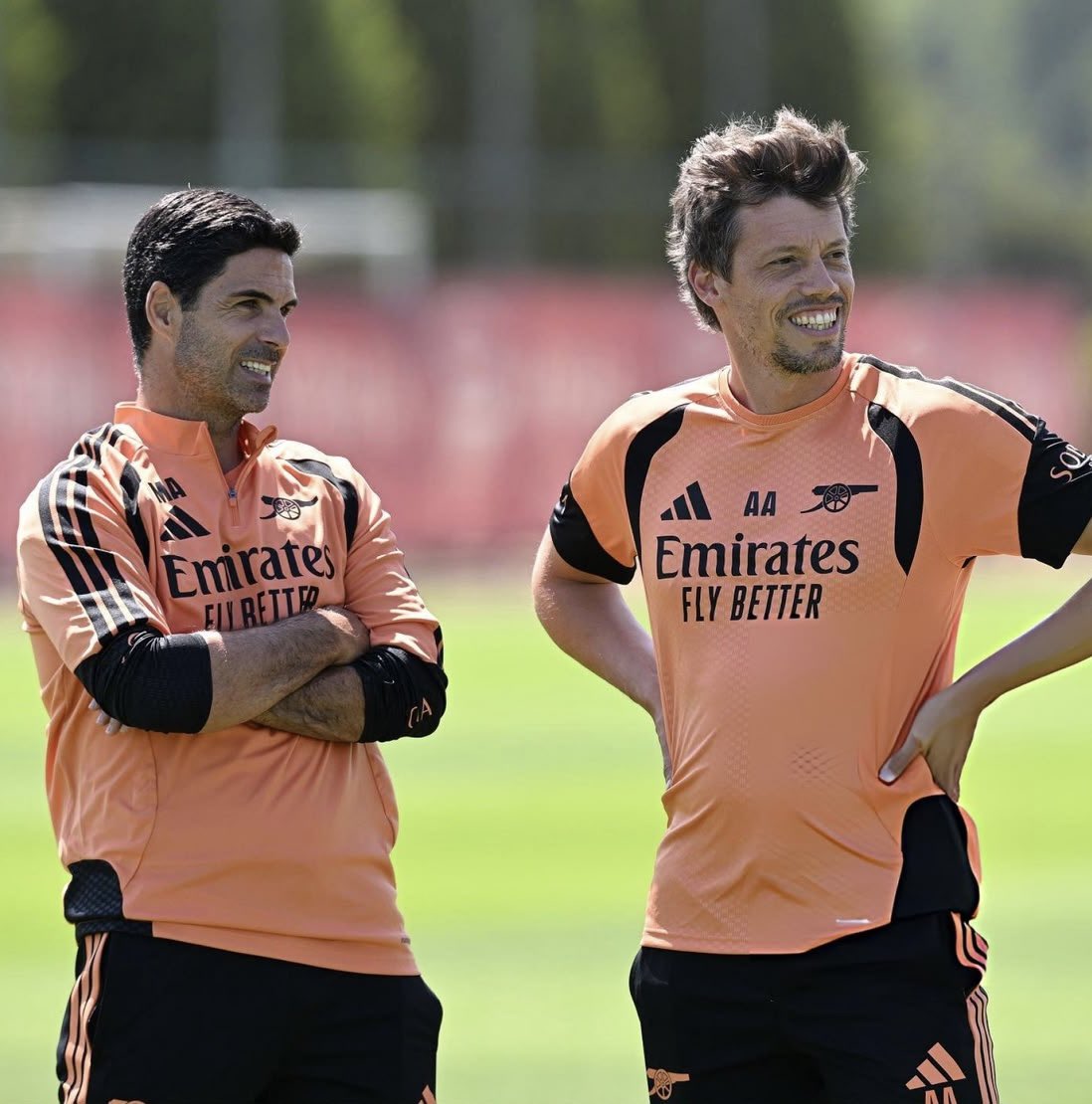 Arnaldo Abrantes in training with Arsenal (Photo via afcstuff on Twitter)