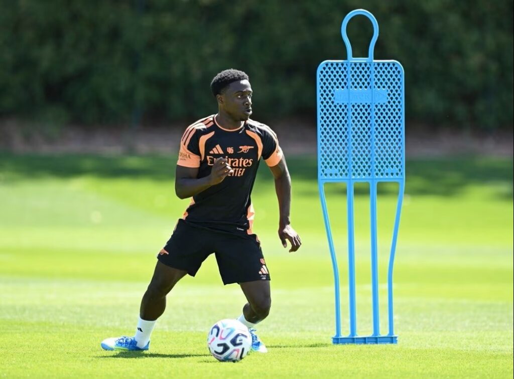 What we learned from the Arsenal u21s' pre-season return 2 Ismeal Kabia in pre-season training with the Arsenal u21s (Photo via Arsenal.com)
