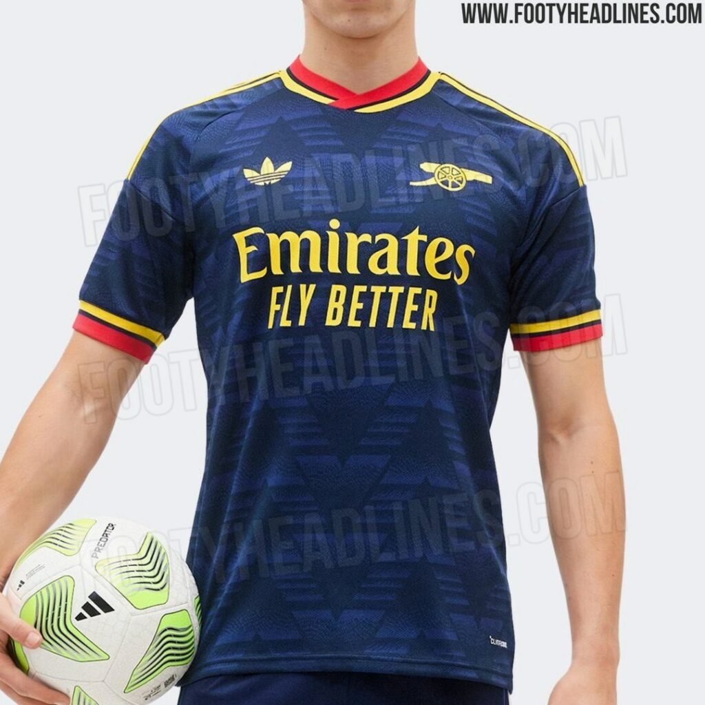 Arsenal away kit 2026/27 (Photos via FootyHeadlines.com)