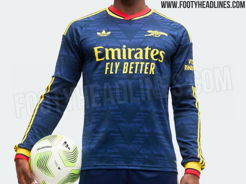 Arsenal away kit 2026/27 (Photos via FootyHeadlines.com)