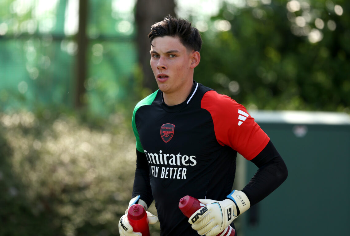 Arsenal 20yo finds new club after rejecting contract 1 APRIL 28: Alexei Rojas of Arsenal makes his way out for a training session ahead of their UEFA Champions League 2024/25 semi final first leg match ...