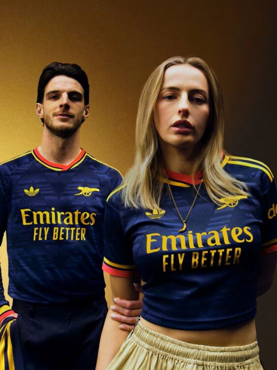 Arsenal's new 2026/27 away kit (Photo via Arsenal.com)