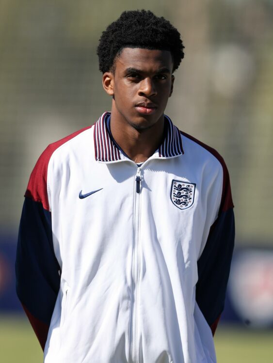 Vincent Joseph with the England youth teams (Photo via Joseph on Instagram)