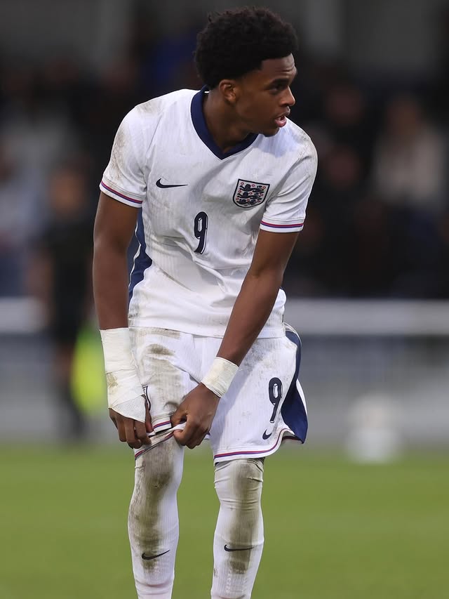 Vincent Joseph with the England youth teams (Photo via Joseph on Instagram)