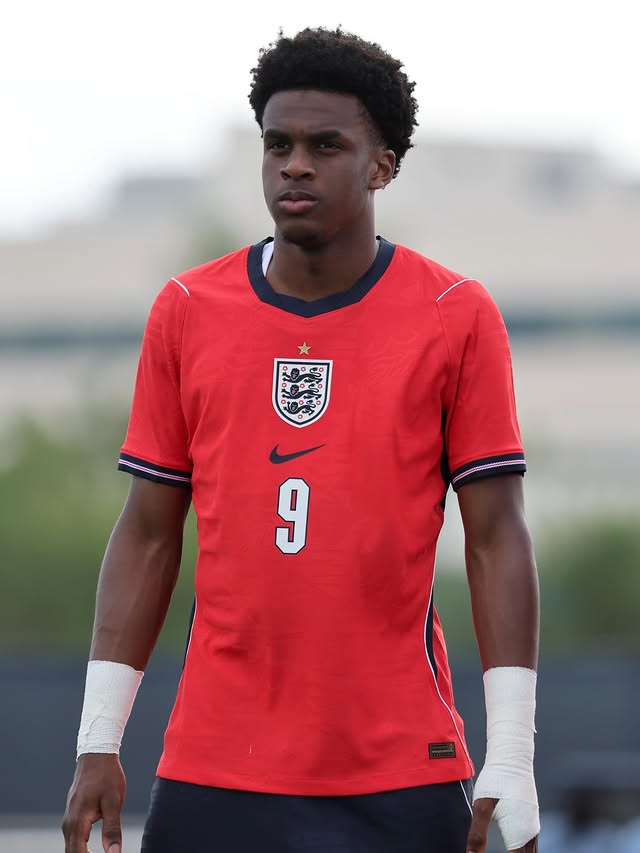 Vincent Joseph with the England youth teams (Photo via Joseph on Instagram)