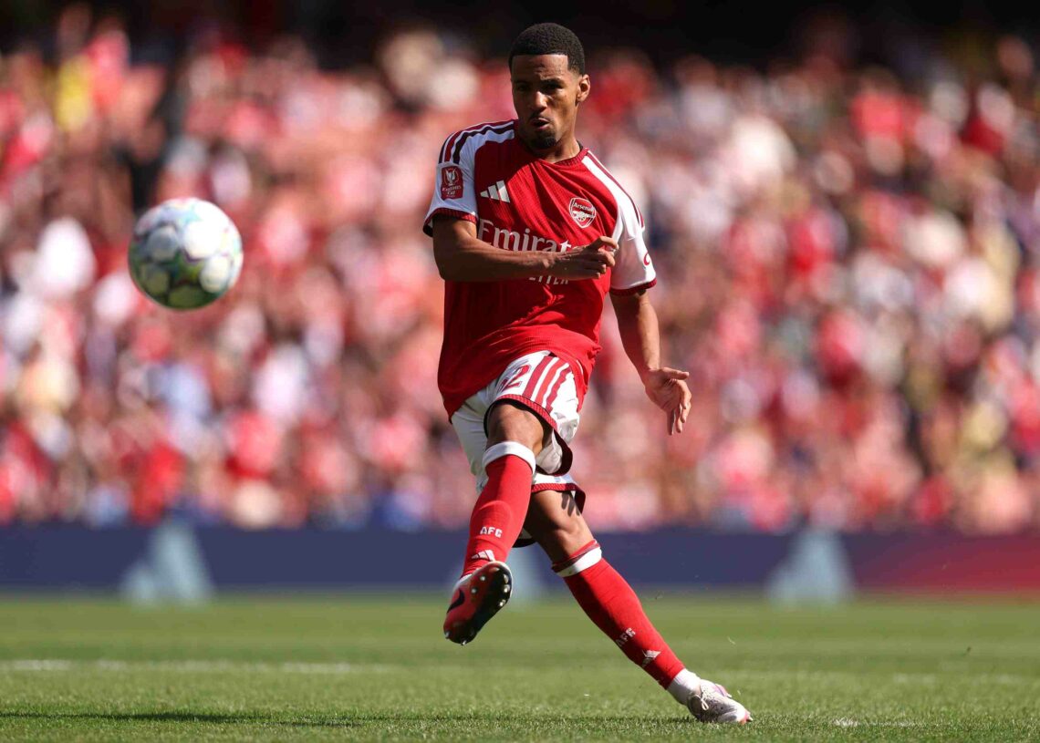 Ethan Nwaneri of Arsenal takes a penalty during the shoot-out during the pre-season friendly match between Arsenal FC and Borussia Dortmund at Emir...