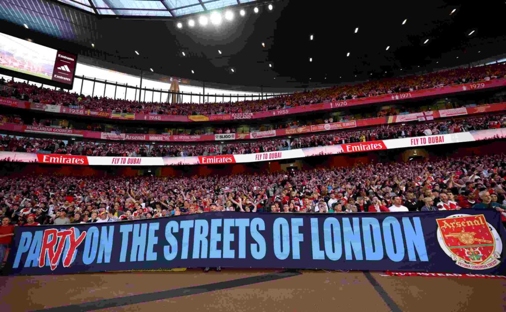 Travel chaos hits Arsenal & fans pre-Napoli clash 4 GettyImages 2291452351