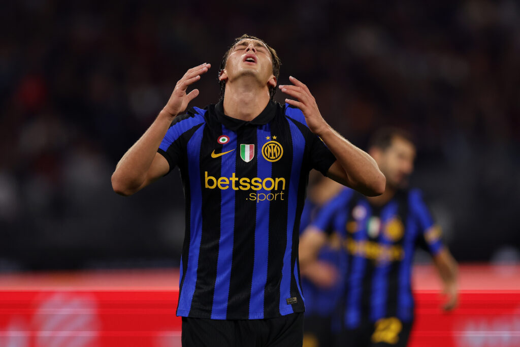 Arsenal lead race for £73m striker 2 PERTH, AUSTRALIA - AUGUST 05: Francesco Pio Esposito of FC Internazionale reacts to a missed scoring opportunity during the pre-season match between AC Milan and FC Internazionale at Optus Stadium on August 05, 2026 in Perth, Australia. (Photo by Janelle St Pierre/Getty Images)