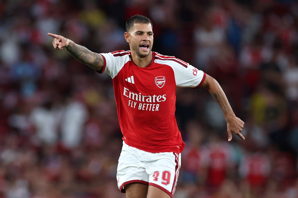 Bruno Guimaraes shares message for fans after Arsenal debut 2 Bruno Guimaraes of Arsenal during the pre-season friendly match between Arsenal FC and Como Calcio at Emirates Stadium on August 12, 2026 in London, England. (Photo by Justin Setterfield/Getty Images)