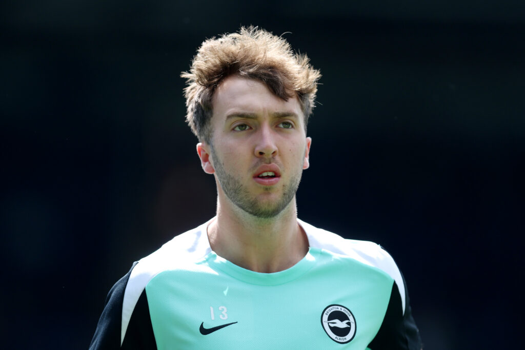 Arsenal linked with 21yo £50m Brighton midfielder 3 LEEDS, ENGLAND - MAY 17: Jack Hinshelwood of Brighton & Hove Albion looks on during the warm up prior to the Premier League match between Leeds United and Brighton & Hove Albion at Elland Road on May 17, 2026 in Leeds, England. (Photo by George Wood/Getty Images)