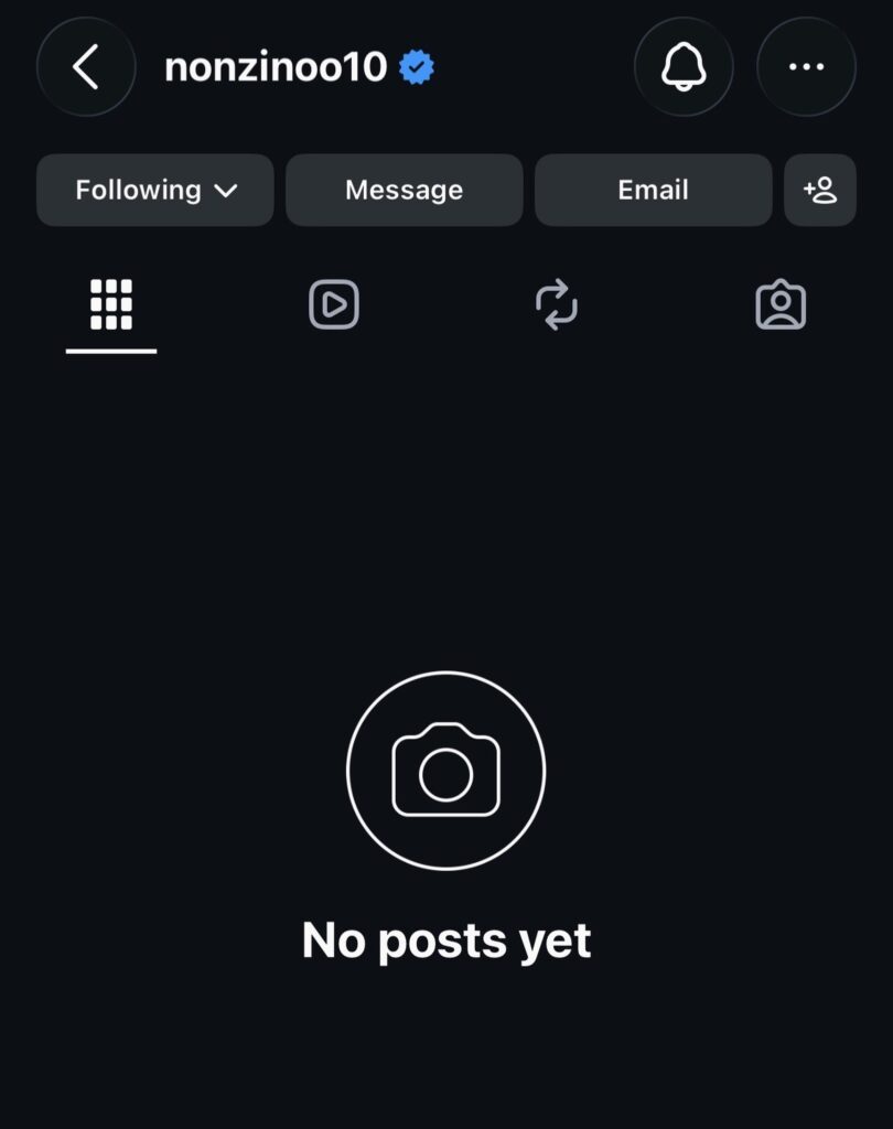 Concerns about Arsenal 24yo's social media purge played down 3 Noni Madueke's Instagram profile