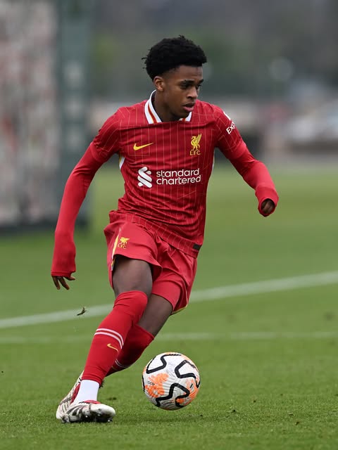 Liverpool youngster shares farewell ahead of Arsenal move 3 Vincent Joseph playing for Liverpool (Photo via Joseph on Instagram)