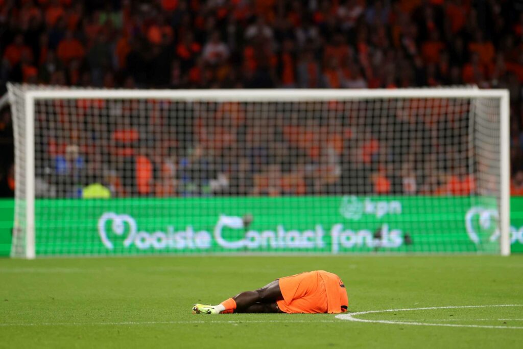 Arsenal teenager takes major step in international career 4 AMSTERDAM, NETHERLANDS - SEPTEMBER 24: Brian Brobbey of Netherlands reacts after picking up an injury, before Felix Nmecha of Germany (not pictured) scored the first goal for Germany, and is later substituted off after medical treatment during the UEFA Nations League 2026/27 group phase match between Netherlands and Germany at Johan Cruijff Arena on September 24, 2026 in Amsterdam, Netherlands. (Photo by Lars Baron/Getty Images)