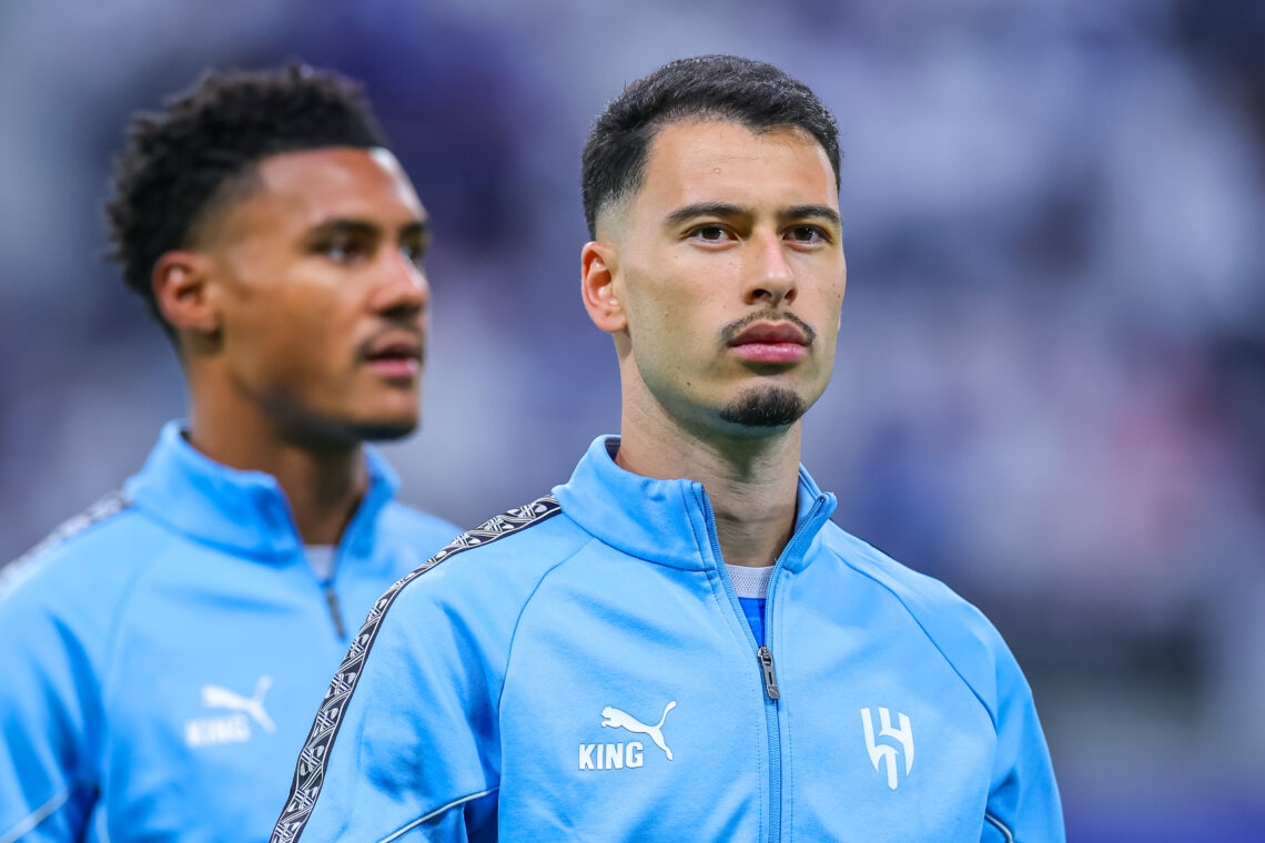 Gabriel Martinelli scores 30-minute hattrick 1 RIYADH, SAUDI ARABIA - SEPTEMBER 7: Gabriel Martinelli of team Al Hilal during the Saudi Pro League game between Al Hilal and Neom at Kingdom Arena...