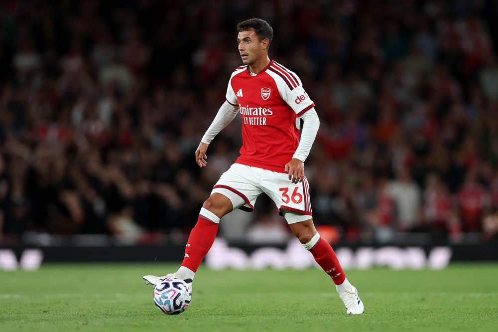 Martin Zubimendi of Arsenal during the Premier League 2026/27 match between Arsenal FC and Coventry City at Emirates Stadium on August 21, 2026 in London, England. (Photo by Justin Setterfield/Getty Images)