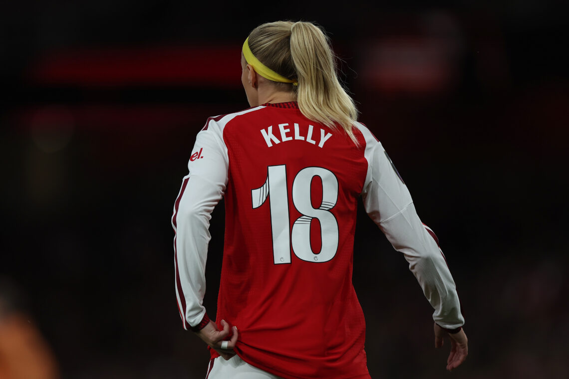 LONDON, ENGLAND - SEPTEMBER 19: Chloe Kelly of Arsenal FC during the Barclays Women's Super League 2026/27 match between Arsenal FC and Manchester ...