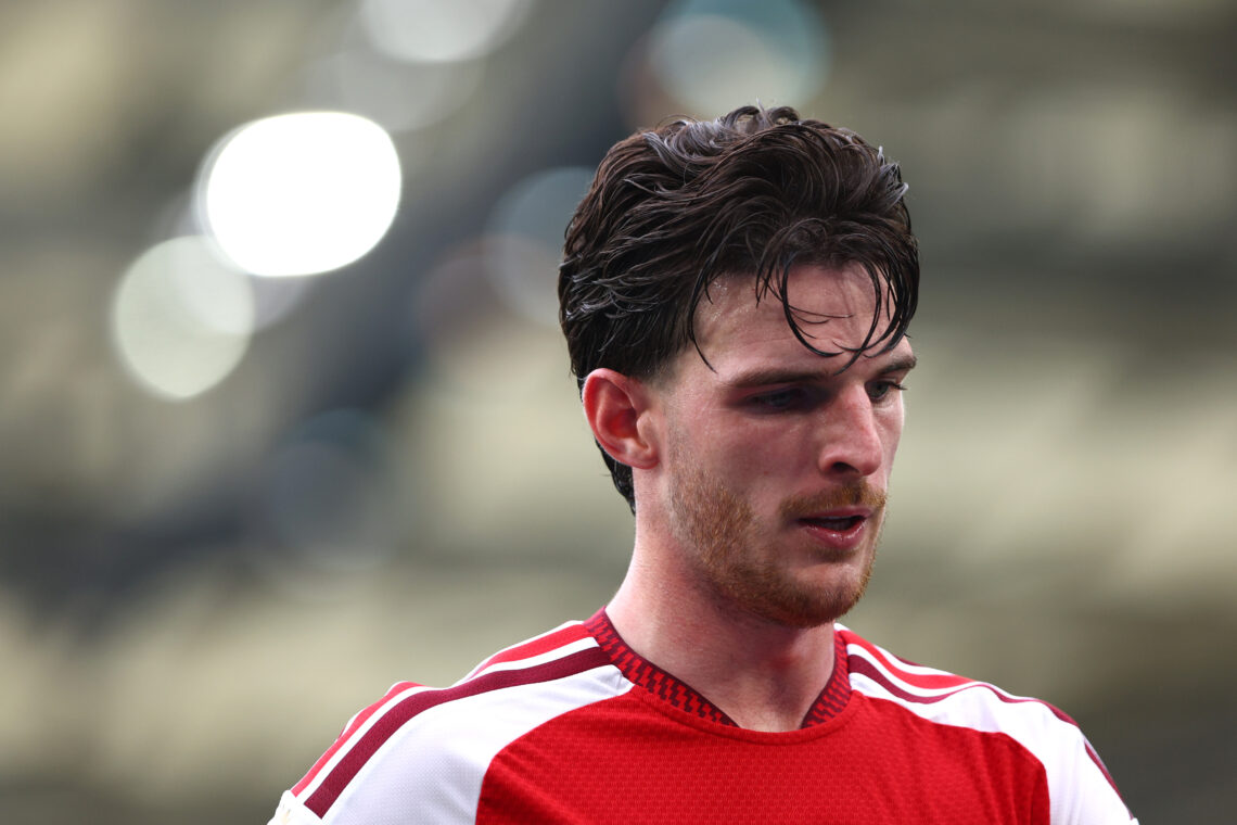 Premier League explain why Declan Rice was not sent off v Brighton 1 BRIGHTON, ENGLAND - SEPTEMBER 19: Declan Rice of Arsenal looks on during the Premier League 2026/27 match between Brighton & Hove Albion and Ar...