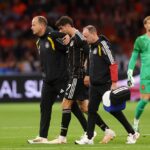 Kai Havertz of Germany reacts during the UEFA Nations League 2026/27 group phase match between Netherlands and Germany at Johan Cruijff Arena on September 24, 2026 in Amsterdam, Netherlands. (Photo by Lars Baron/Getty Images)