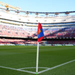 BARCELONA, SPAIN - OCTOBER 10: General view inside the stadium before the LaLiga EA Sports 2026/27 match between FC Barcelona and Getafe CF at Spotify Camp Nou on October 10, 2026 in Barcelona, Spain. (Photo by Alex Caparros/Getty Images)