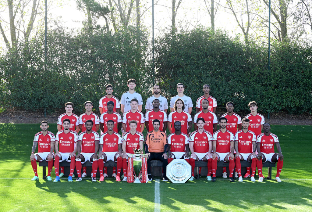 Arsenal first-team squad photo for 2026/27