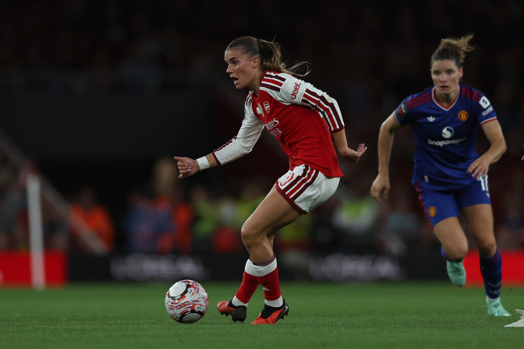 New Arsenal signing withdraws from international duty with 'knee problems' 2 LONDON, ENGLAND - SEPTEMBER 19: Selina Cerci of Arsenal FC in action during the Barclays Women's Super League 2026/27 match between Arsenal FC and Manchester United at Emirates Stadium on September 19, 2026 in London, England. (Photo by Sarah Ray-Gain/Getty Images)