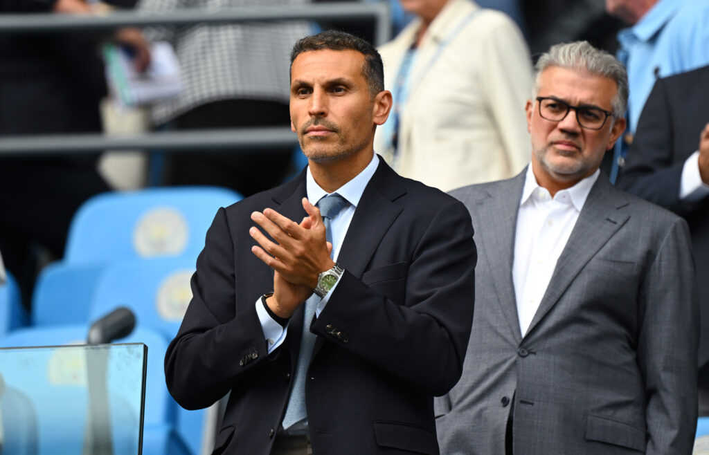 Arsenal get controversial referee for Nottingham Forest trip 6 MANCHESTER, ENGLAND - AUGUST 23: Khaldoon Al Mubarak, Chairman of Manchester City, applauds from the stands prior to the Premier League match between Manchester City and Tottenham Hotspur at Etihad Stadium on August 23, 2025 in Manchester, England. (Photo by Clive Mason/Getty Images)