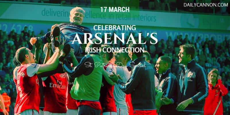 celebrating arsenals irish connection
