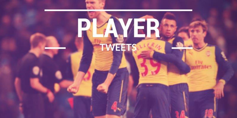 Arsenal player tweets