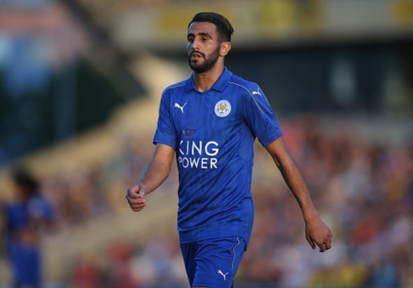 OXFORD, ENGLAND - JULY 19: Riyad Mahrez of Leicester City during the pre-season friendly between Oxford City and Leicester City at Kassam Stadium on July 19, 2016 in Oxford, England. (Photo by Steve Bardens/Getty Images)